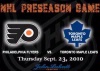 NHL Pre Season: Philadelphia Flyers vs Toronto Maple Leafs