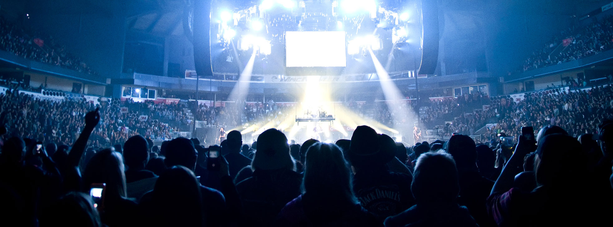 audience view of music stage at budweiser gardens