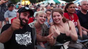 audience enjoying festival