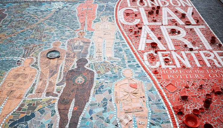London Clay Art Centre Canada 150 Mosaic