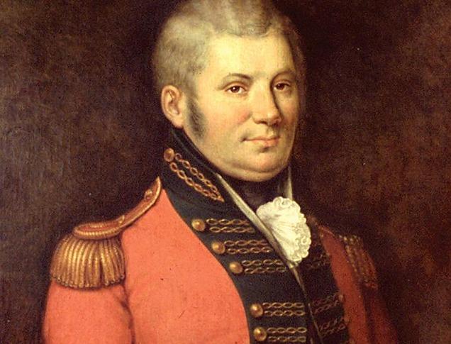 Portrait of John Graves Simcoe, 1752-1806 - painted by Mosnier, Jean Laurent in 1791