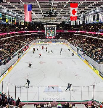 London Knights game at Budweiser Gardens in London, ON.