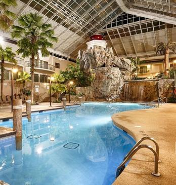 The interior pool of the Best Western Plus Lamplighter Inn & Conference Centre located in London, Ontario