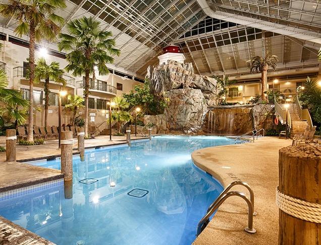 The interior pool of the Best Western Plus Lamplighter Inn & Conference Centre located in London, Ontario
