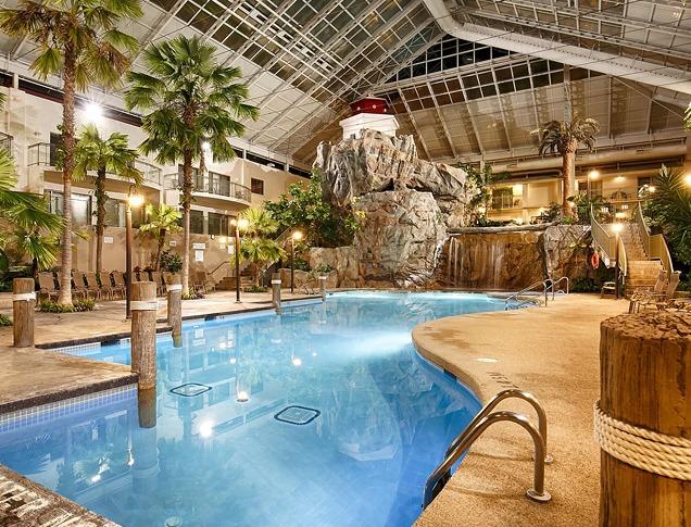 The interior pool of the Best Western Plus Lamplighter Inn & Conference Centre located in London, Ontario