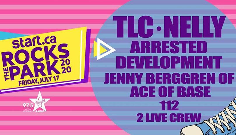 Start.ca Rocks the Park July 17 - Presented by 97.5 Virgin Radio