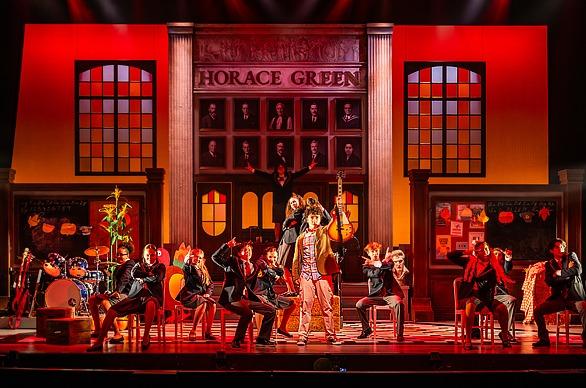 Various performers from the production School of Rock playing at Grand Theatre in London, Ontario