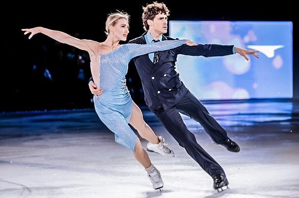 Olympic skaters Piper Gilles and Paul Poirier skating live at the 2026 Stars on Ice Canadian tour