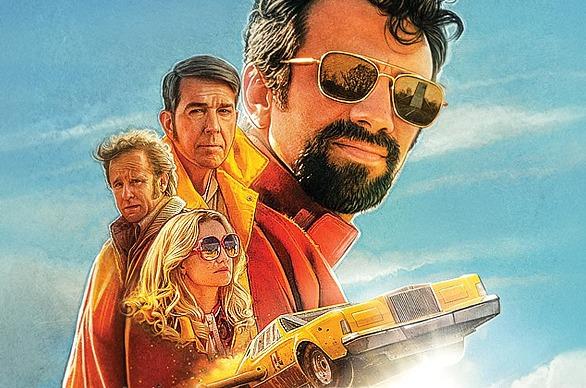 Movie poster artwork of 'The Stunt Driver' staring Jay Baruchel and directed by Michael Dowse