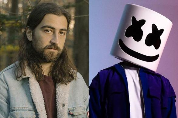 Musicians Noah Kahan and Marshmello