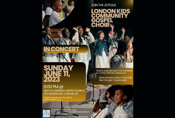 End-of-Season London Kids Community Gospel Choir Concert