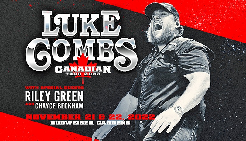 Luke Combs - Canadian Tour 2022 With Riley Green and Chayce Beckham
