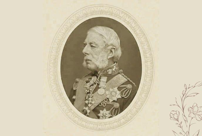 A sepia-toned portrait of Richard Airey, dressed in an ornate military uniform.