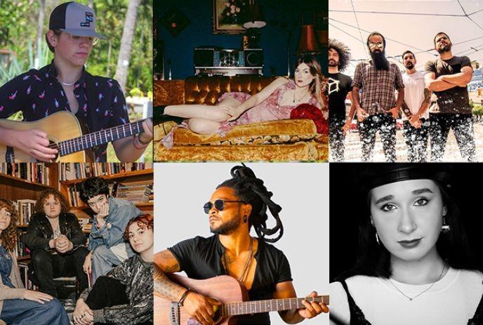 A collage of artists who are performing in this years VENUExVENUE festival.