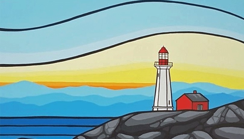 Acrylic Art Class - Lighthouse