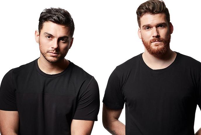 Musicians Christian Srigley and Leighton James of Adventure Club