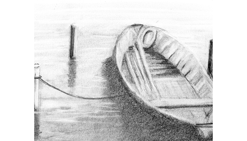 Drawing Art Class - Boat Sketch