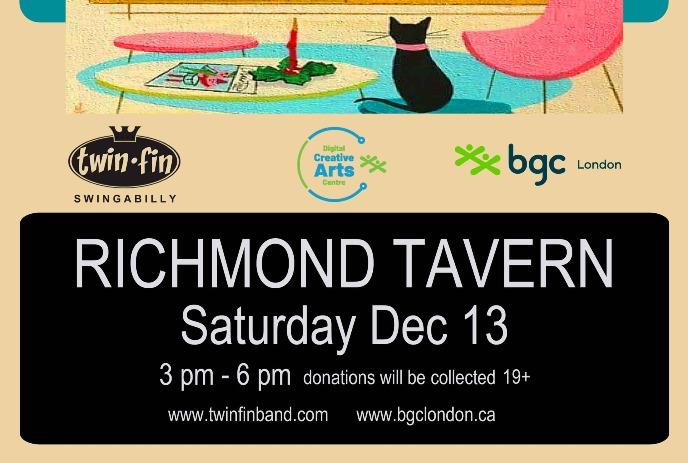 BGC and DCAC fundraiser TWIN FIN holiday show