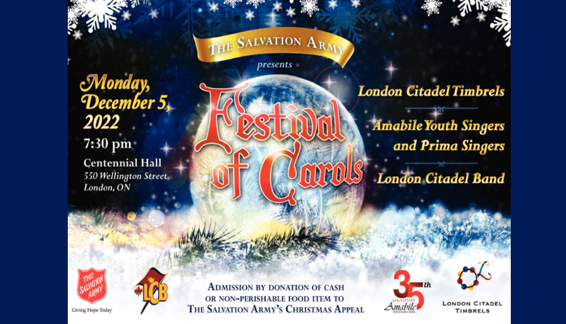 The Salvation Army presents Festival of Carols