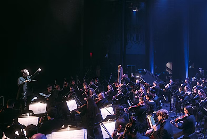 Orchestra performing at the Music At The Movies - A Tribute to John Williams event.