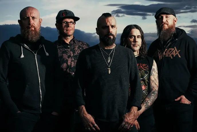 Members of the band Killswitch Engage