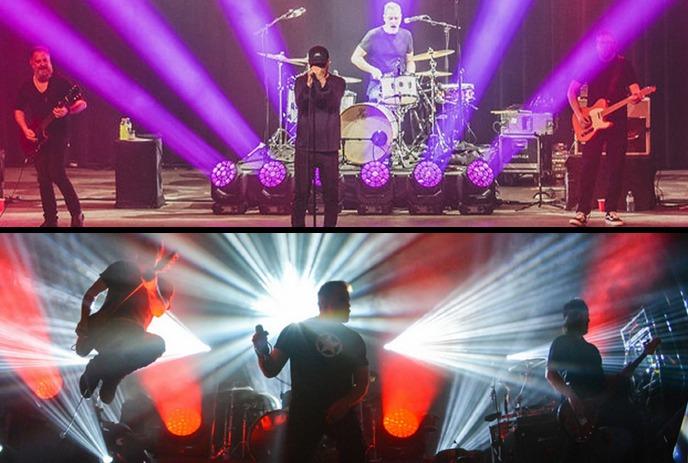 A montage of the Canadian bands 'I Mother Earth' and 'Matthew Good and his band'