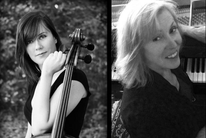 Two black and white photos of Susan Millar Boldissar and Marion Miller.