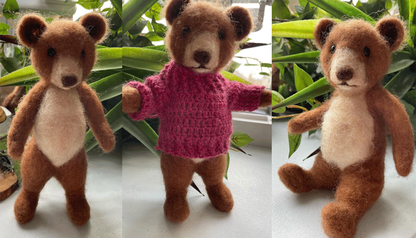 Needle Felted Teddy Bear Workshop