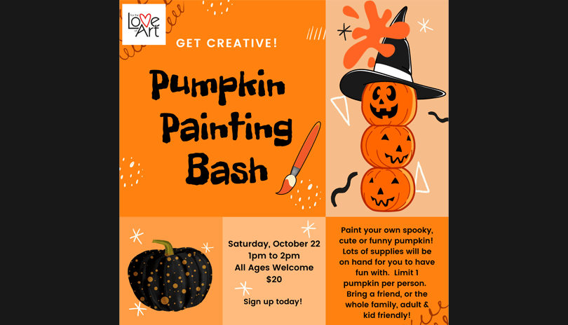 All Ages Pumpkin Painting Bash
