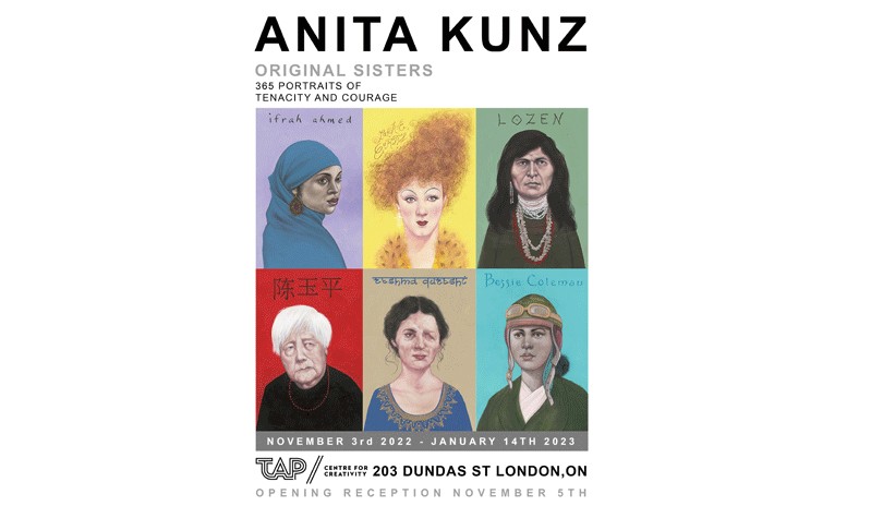 Solo Exhibition: ANITA KUNZ Portraits of Tenacity and Courage