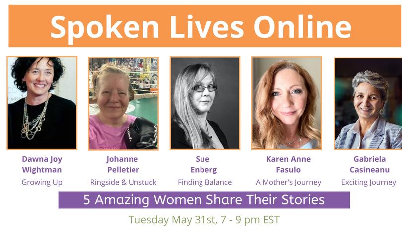 Spoken Lives Online - Tuesday, May 31st