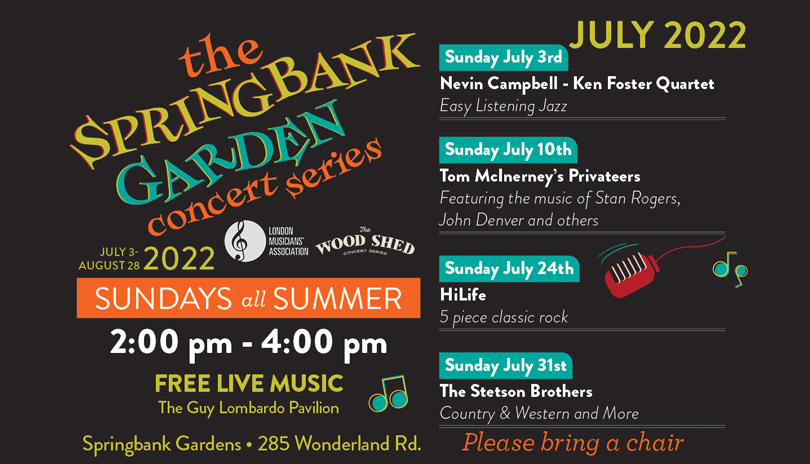 The Springbank Garden Concert Series - July