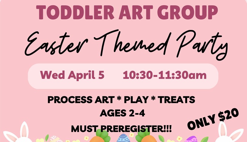 Toddler Art Group Easter Themed Party