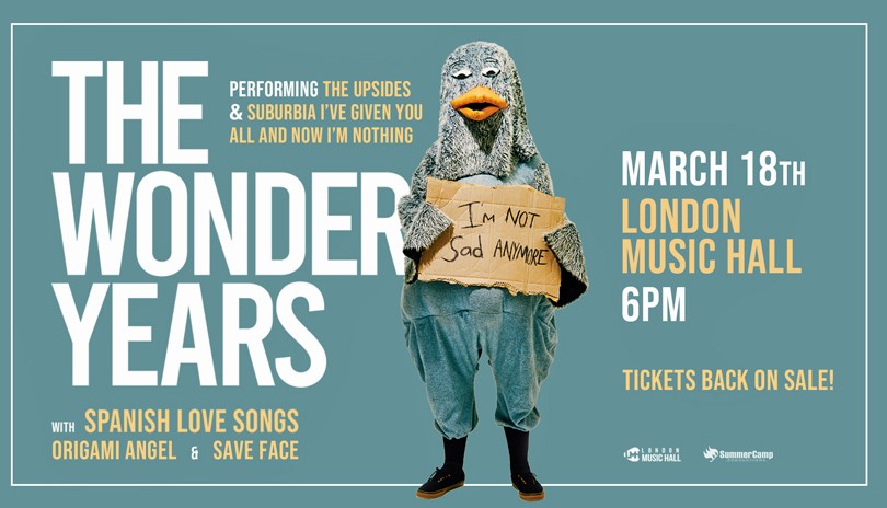 The Wonder Years – The Upsides & Suburbia Anniversary Tour