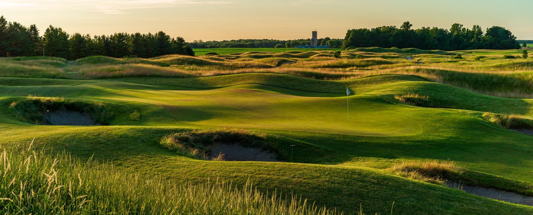 Panoramic shot of Tarandowah Golfer's Club, just outside of London, ON
