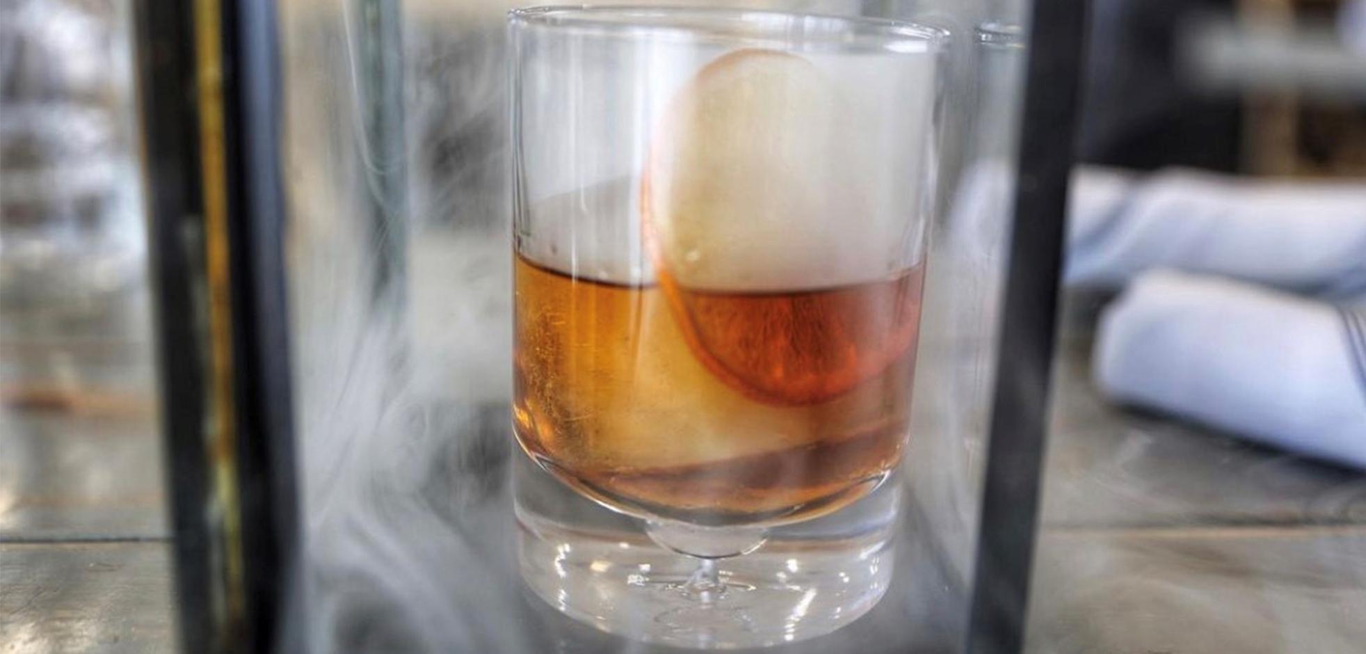 smoky cocktail from craft farmacy