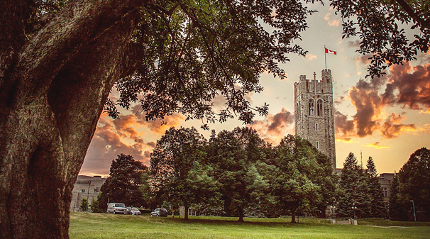 park in front of western university