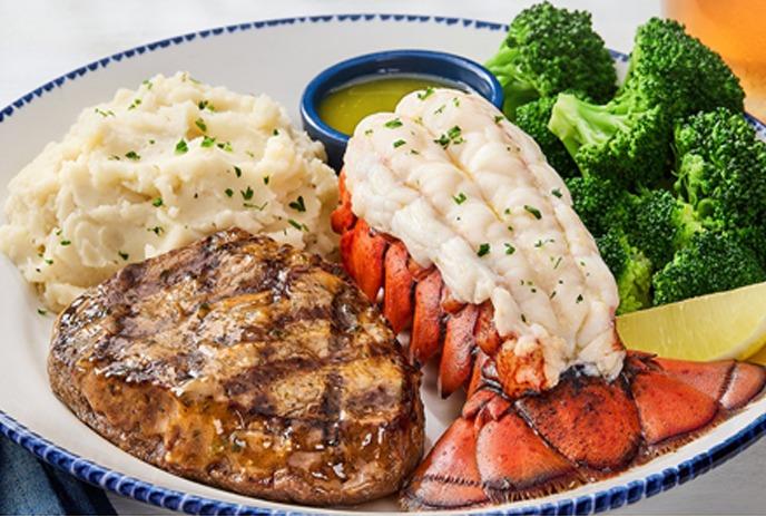 Red Lobster's shrimp platter