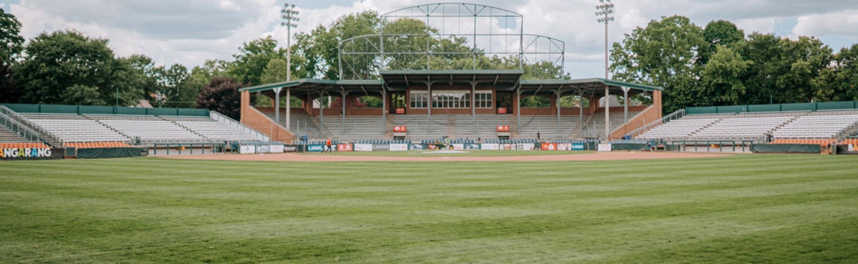 Aerial vie for Labatt field