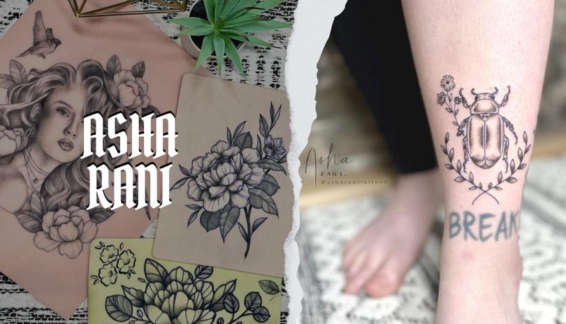 Raven's Head Tattoo