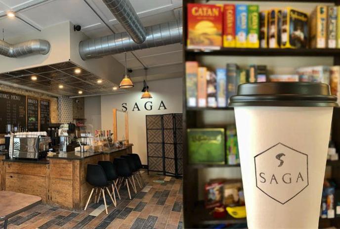 Saga Board Games & Coffee