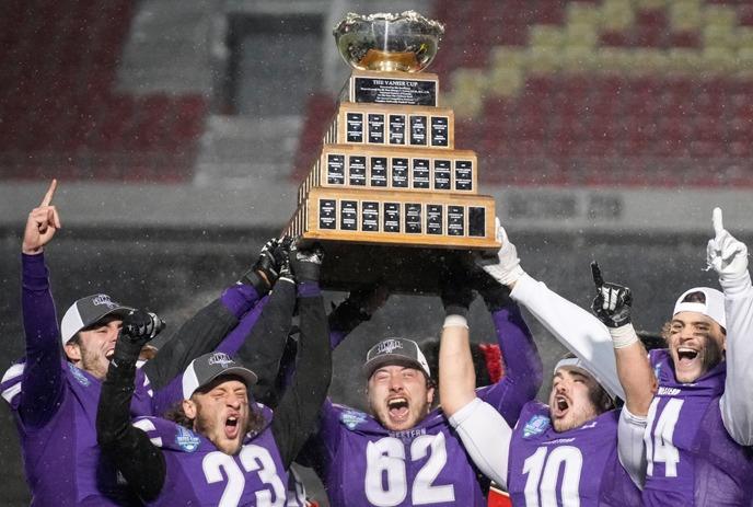 Vanier Cup Trophy and event logo