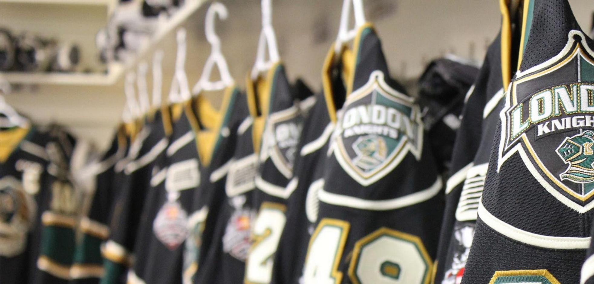 London Knights hockey jerseys