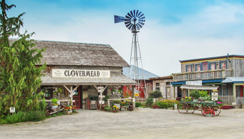 The front entrance view of Clovermead Adventure Farm