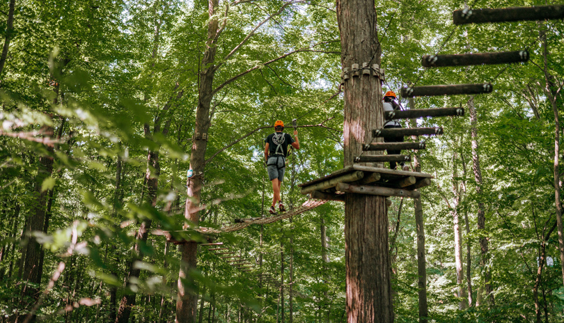 Boler Mountain Treetop Adventure Park in London, Ontario, Canada