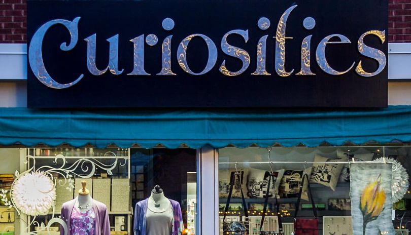 Curiosities storefront located in Wortley Village London Ontario
