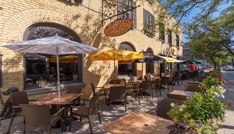 Marienbad's patio in downtown London