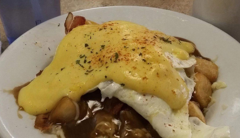 breakfast poutine from Angels Diner