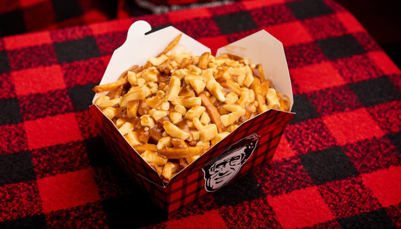 Dish of poutine from Smokes Poutinerie
