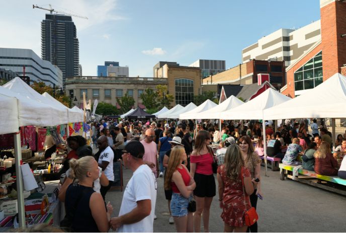 Festival vibes at Covent Garden Market - Rotary 